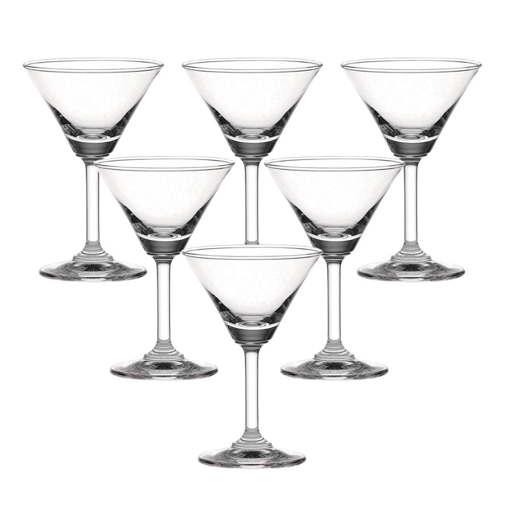 Ocean Classic Cocktail Glass, 95Ml, Set Of 6, 501C03, Martini Glass, Coupe Glass, Margarita Glass, V-Shaped Glass, Conical Glass