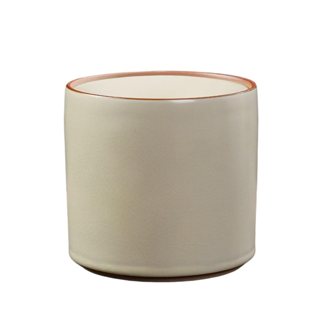 Practical ashtray Solid Color Ceramic Ashtray Dustproof Tea Dregs Container Home Ceremony Accessory(?????)