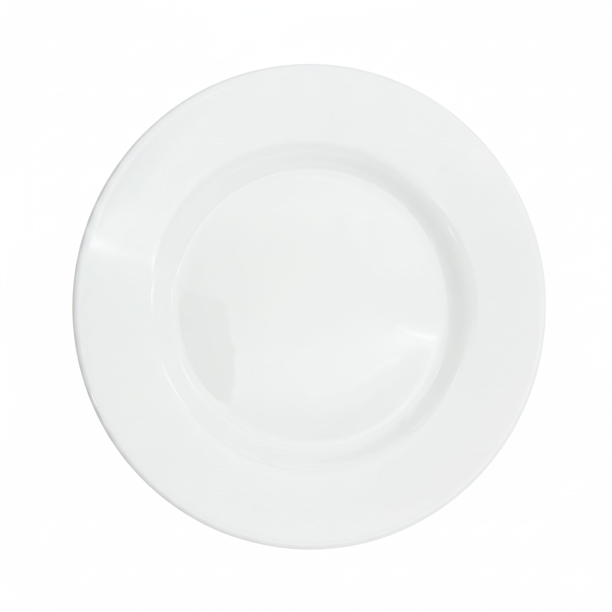 White Ceramic Dessert Plate 19cm Elegant Round Plates for Cakes, Snacks & Desserts Microwave & Dishwasher Safe Tableware