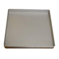 Mingcao Nonstick Square Baking Pan, 11x11 Inch Carbon Steel Cake Baking Sheet, Cookies Bakeware for Oven Baking Gold