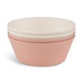 Citron- Unbreakable Bowls Set of 4 | 100% Organic | Reusable, Biodegradable, Environment friendly, & Unbreakable- Pink/Cream