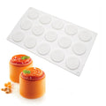 mostsom Silicone Mold 6 Cavity Round Spiral Shaped Cake Silicone Baking Mold DIY Spiral Silicone Jelly Candy Mould (Spiral Pattern C_11.64 X6.84 X0.4 inch)