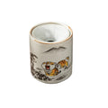 Practical ashtray Tall Covered Household Ashtray Windproof Chinese Style Office Funnel-shaped