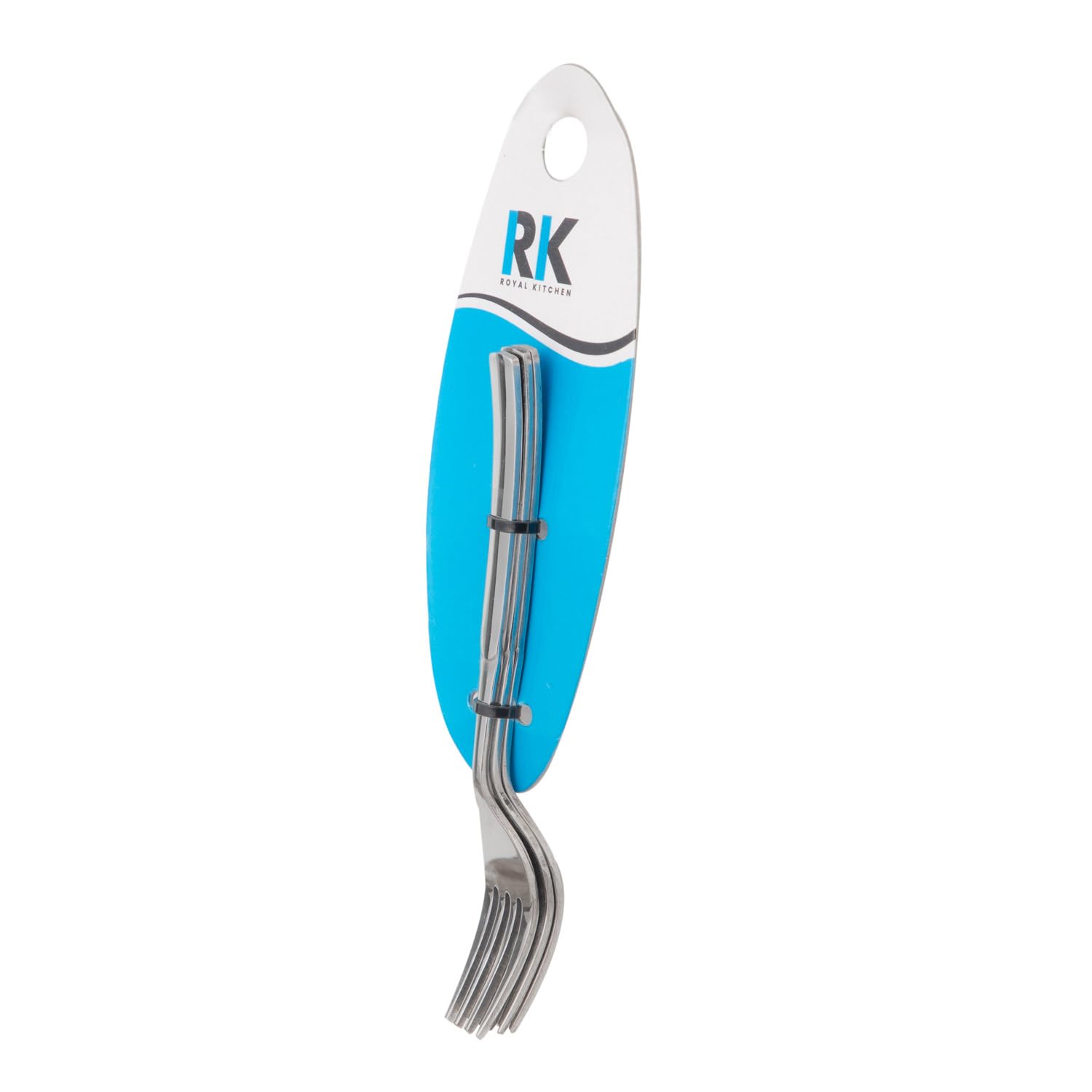 RAJ RK Stainless Steel Tea Fork 3 Pc Pack - Venice, 20cm, Grey, Perfect for Tea Parties