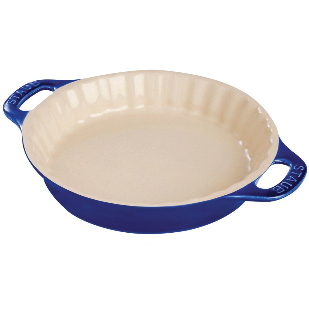 Staub 40508-615 Bakeware-Pie-Pans, Ceramic, Dark Blue