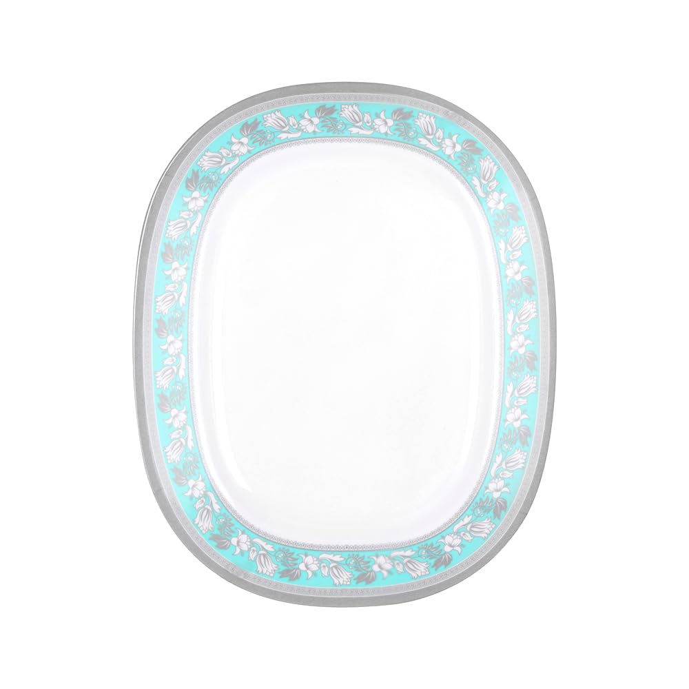 Royalford Melamine Oval Serving Platter Large RF12908 Dishwasher Safe Freezer Safe 14”