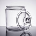 HOOJO® 64 oz Glass Storage Jar with Lid – Large Glass Canister for Kitchen Counter, Pantry & Cookie Storage – Clear Airtight Food Container for Candy, Biscuits, Dry Goods, Beans, Coffee – 1 Pc