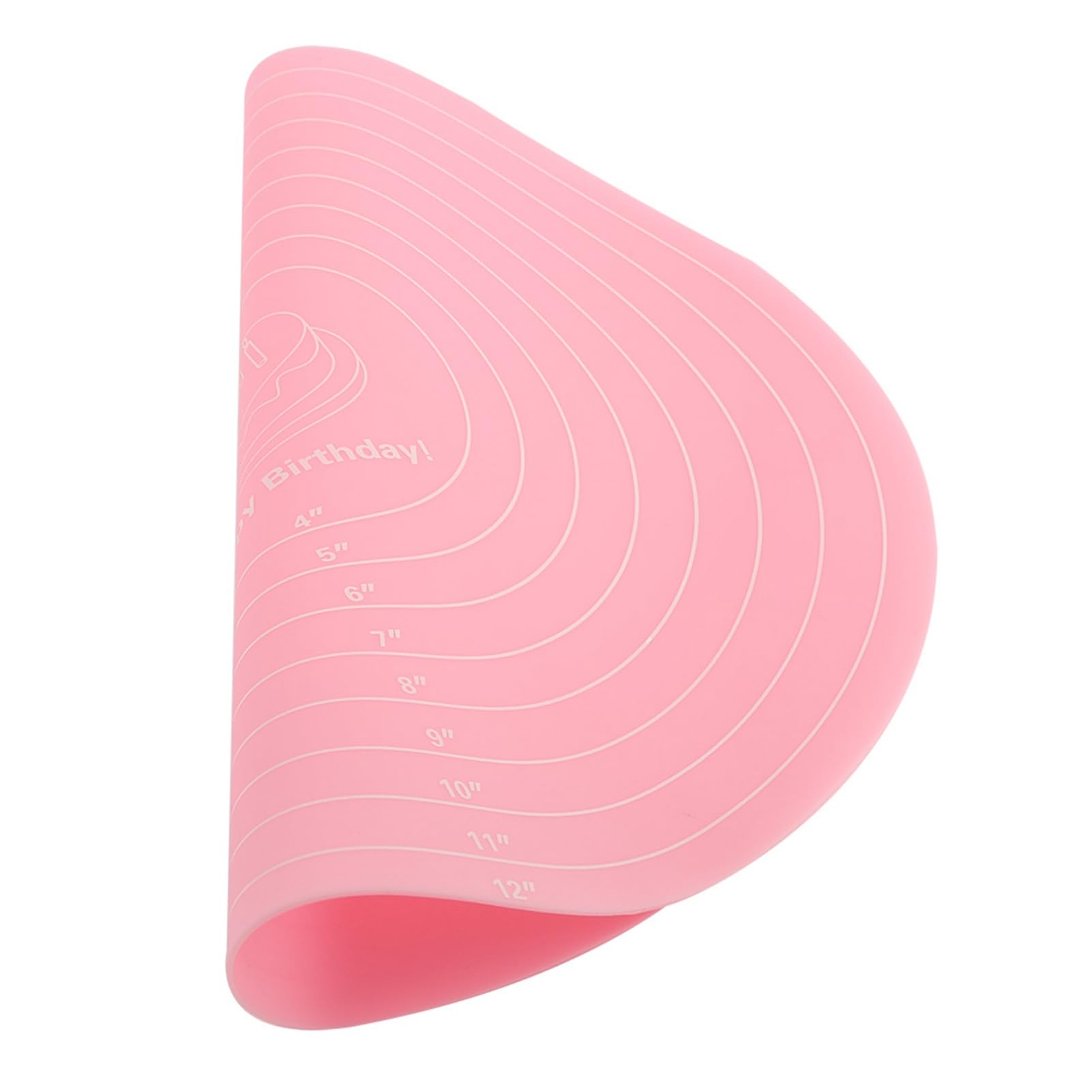 Silicone Baking Mat, Non Stick Pastry Mat with Measurements for Rolling Dough, Cooking, Baking and Pizza Making, Heat -40 to 220C, Food Grade, Free, Easy, Size Scale Included