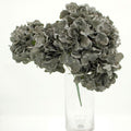 Hydrangea Artificial Flowers, Fake Flowers, Artificial Flowers Like Real Hydrangea, Artificial Hydrangea Flowers for Wedding Centrepieces, Party, DIY Projects - F506-GREY