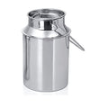 Stainless Steel Milk Can, Oil Can, Milk Barni, Ghee Storage Can, Silver Stainless Steel Milk Storage Can with Lid (2 Liter)
