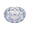 Practical ashtray Ashtray Made Of Glass for Living Room Office Desktop Blue Transparent(????)
