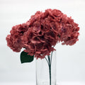 Hydrangea Artificial Flowers, Fake Flowers, Artificial Flowers Like Real Hydrangea, Artificial Hydrangea Flowers for Wedding Centrepieces, Party, DIY Projects - F506-PINK
