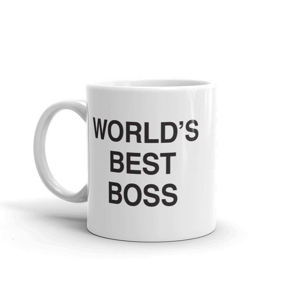 NBC The Office World's Best Boss White Mug - Official Coffee Mug 11 oz. White 2044634902_1_4