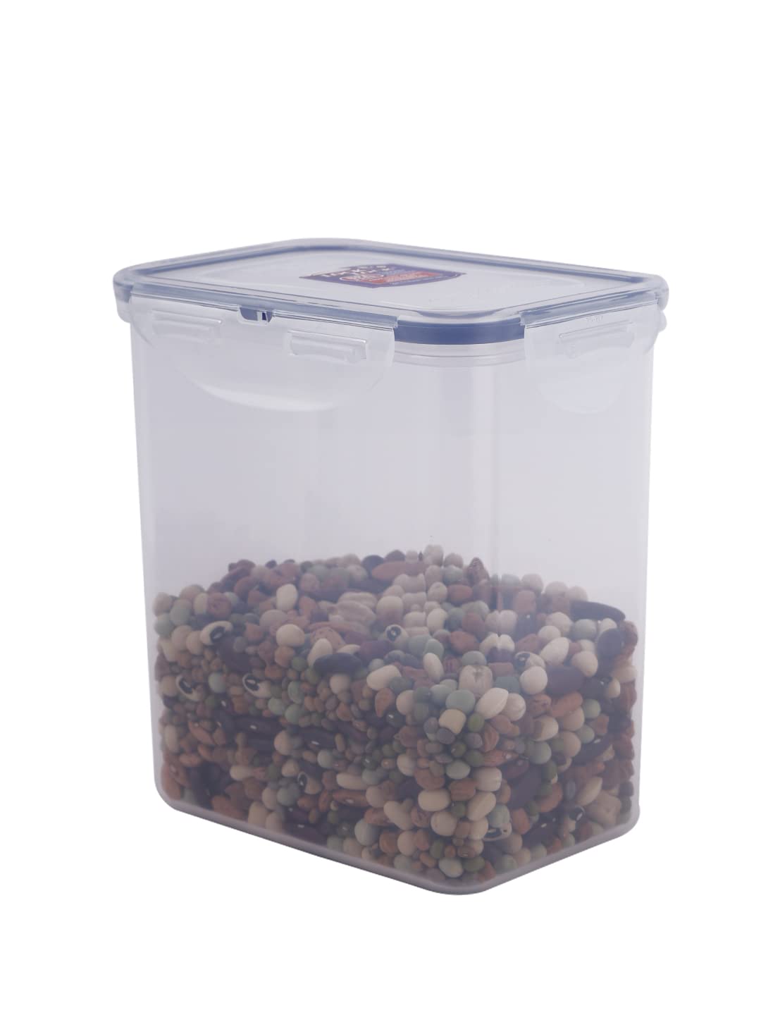 LocknLock Rectangular Tall Food Container with Leak Proof Locking Lid, Semitransparent, (151 x 108 x 160mm), HPL812H