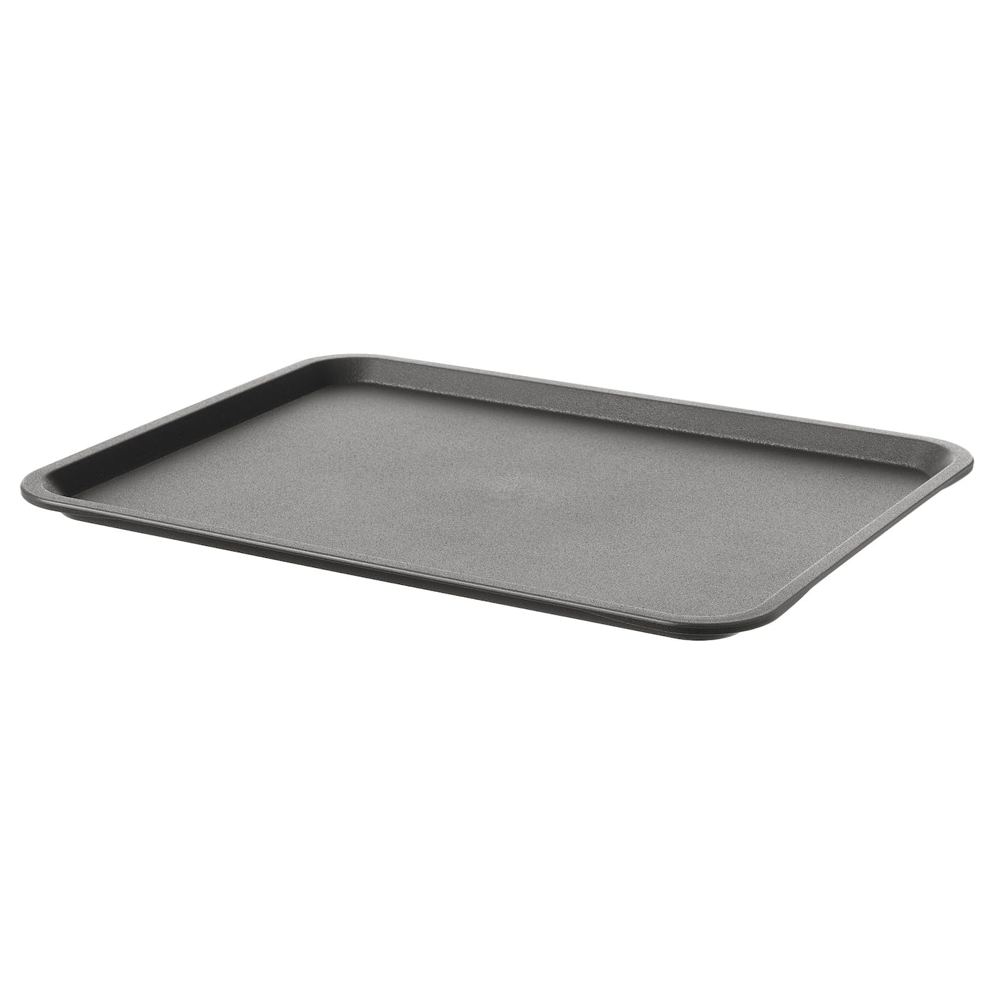 Ikea TILLGANG Grey Plastic Serving Tray (37x29cm) - Set of 2