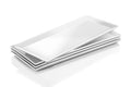 DOWAN 14.5-inch Porcelain Serving Platters/Rectangular Plates - 4 Packs, Natural White â€¦
