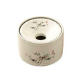 Practical ashtray Ceramic Funnel Ashtray Suitable for Home Use Living Room Dust Prevention Windproof Round Office Desk with Lid