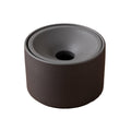 Practical ashtray Small Black Ashtray with Lid Simple Design Solid Color Windproof Suitable for Home and Office Use