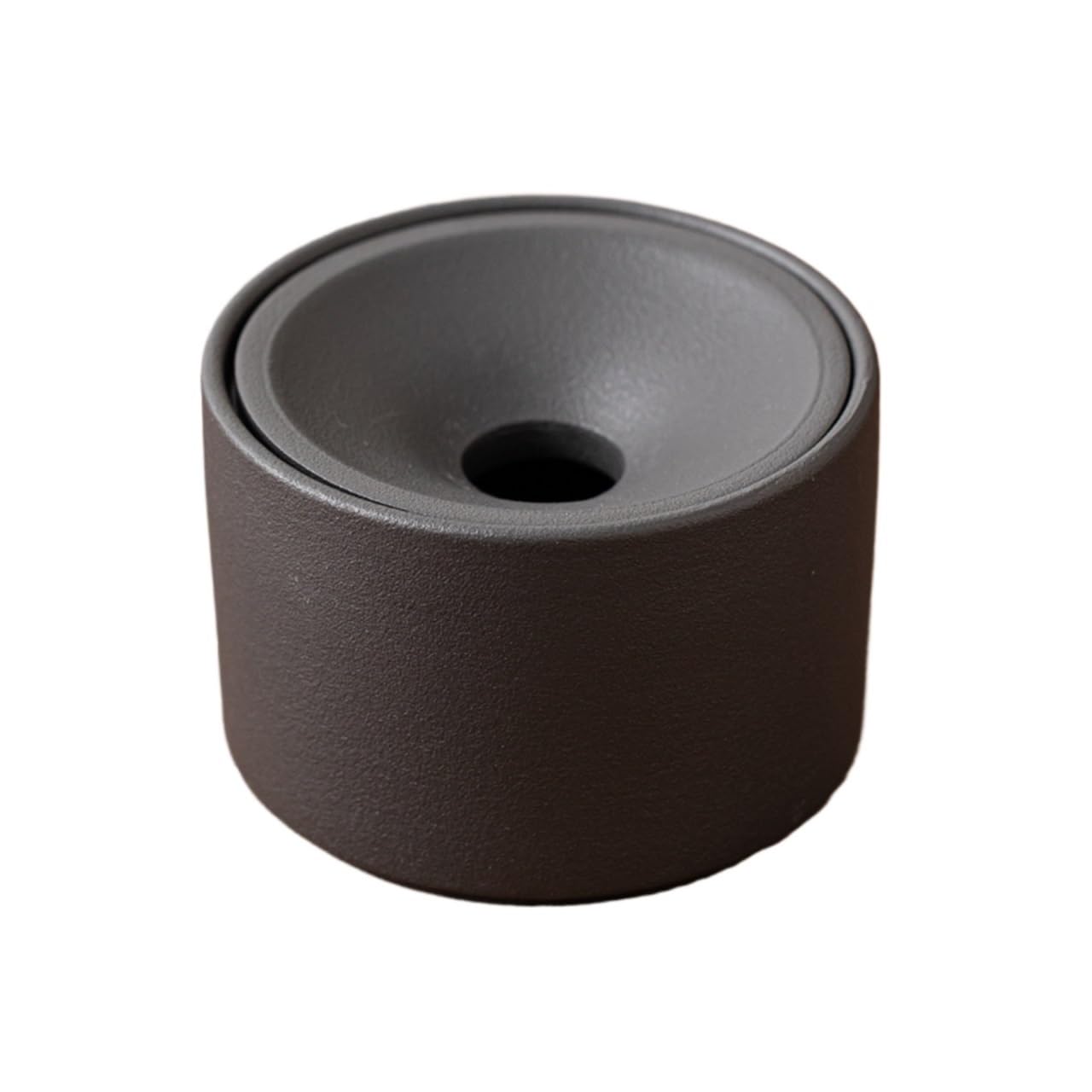 Practical ashtray Small Black Ashtray with Lid Simple Design Solid Color Windproof Suitable for Home and Office Use