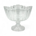 Berlin Footed Glass Bowl 982 – Large Tempered Glass Pedestal Serving Bowl for Fruits, Salads, Snacks & Desserts (20.6H x 24L x 24W CM)