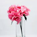 Hydrangea Artificial Flowers, Fake Flowers, Artificial Flowers Like Real Hydrangea, Artificial Hydrangea Flowers for Wedding Centrepieces, Party, DIY Projects - F1001-SKIN PINK