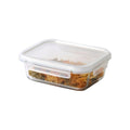 LocknLock Tempered Glass Rectangle 1.04L – Airtight Food Container with 4-Side Locking Lid, Microwave, Freezer & Dishwasher Safe