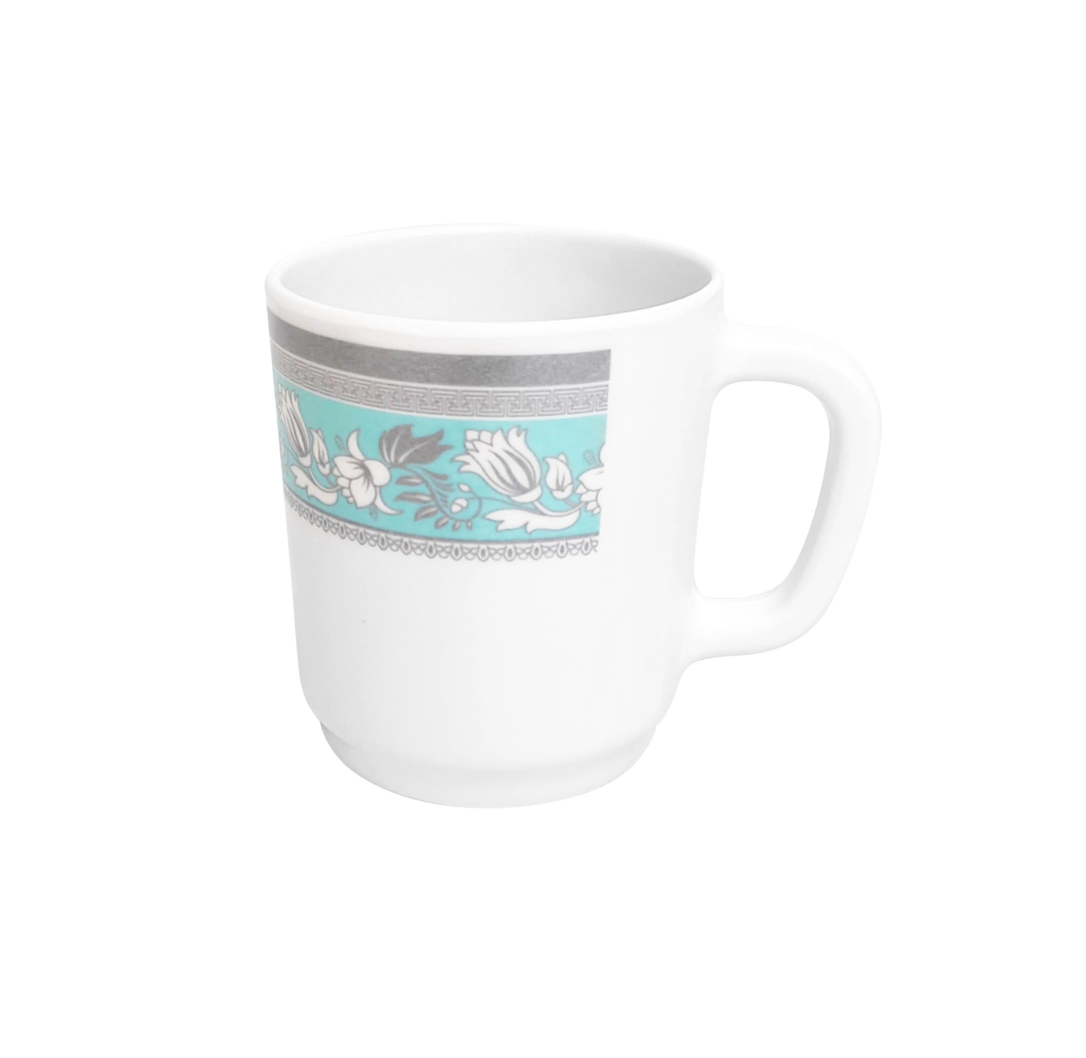 Royalford Melamine Cup, Tea Coffee Cup RF12917 with Handle 350ml Dishwasher Safe Freezer Safe