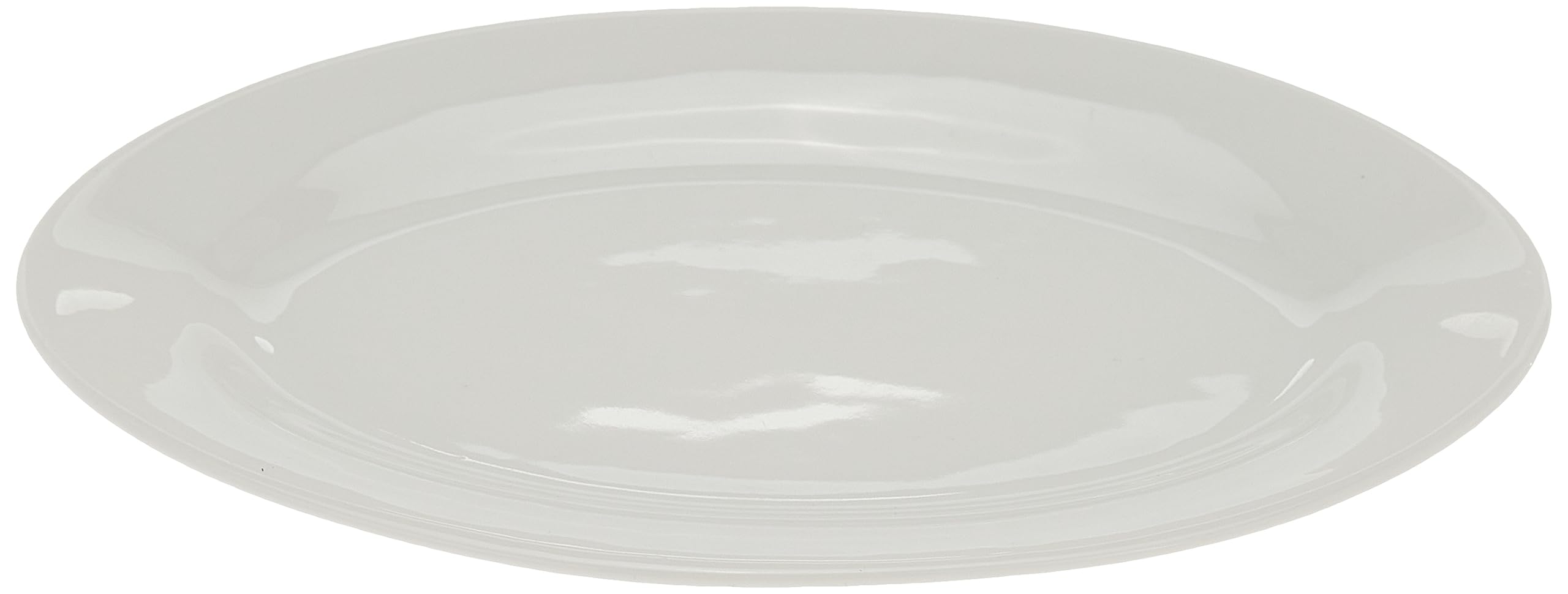 Porcelain Oval Serving Plate, 20 Cm Size, Ivory