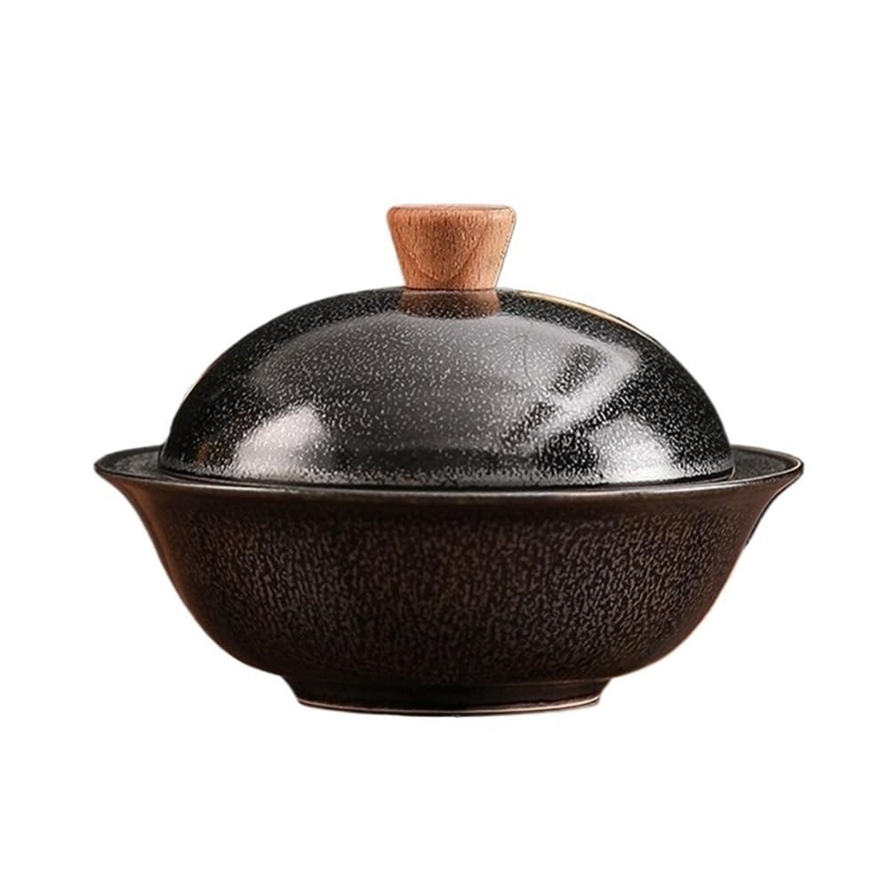 Practical ashtray Ashtray Round with Lid Ceramic Material for Living Room Office Desktop Solid Color(????)