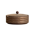 Practical ashtray Ashtray with Lid Retro for Living Room Office Desktop Coffee Table Metal Ornaments