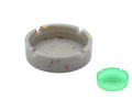Silicone Ashtray - Small Indoor & Outdoor Ashtrays for Patio | Waterproof, Heat-Resistant Ashtrays for Home, Office, and Garden Use -Grey