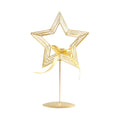 Candle Holders Wrought Iron Candlestick Holder Christmas Scene Props Table Candle Decorations Home Restaurant Candlelight Dinner Decorations Candle Stand (Size : Small)