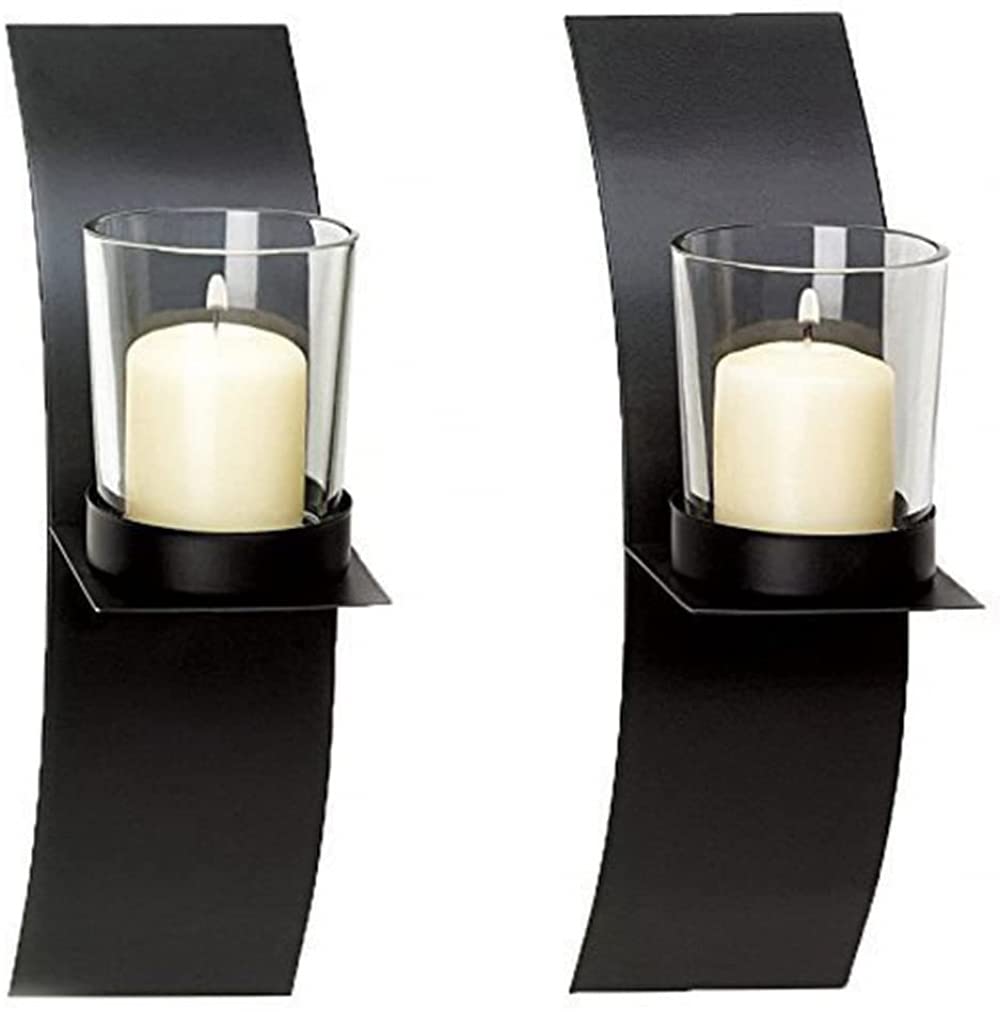 2pcs Wall Candle Holder Candle Holder Ornament Decoration Home Garden Veranada Living Room