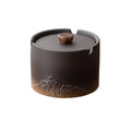 Practical ashtray Small Gradient Color Round Ashtray with Lid Simple Design Suitable for Home and Office Use