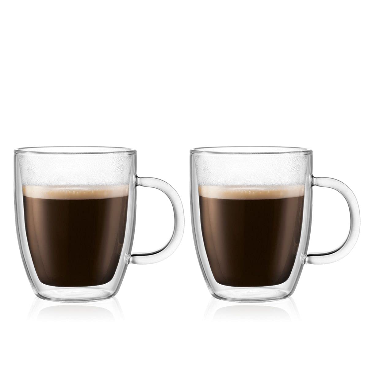 Bodum Bistro Double Wall Mug Box, Clear, 0.30 Litre, Bd-10604-10A, 2 Pieces