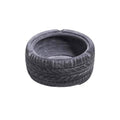 Practical ashtray Resin Material Ashtray Indoor Outdoor Portable Old Tire Shape Desktop for Office Room Bedroom Patio etc