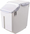 Extra Large 15KG Food Containers, Rice Bucket, Food Storage Bins with Lids & Scooper, Airtight Kitchen Storage Containers to Store Dry Food, Food Storage Container 9KG