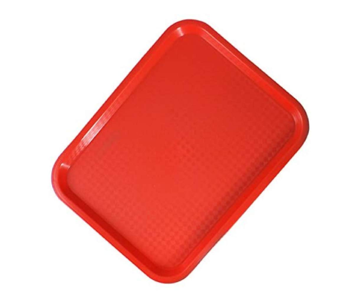 Sunnex Polypropylene Fast Food Tray - Red, 41.5x31cm