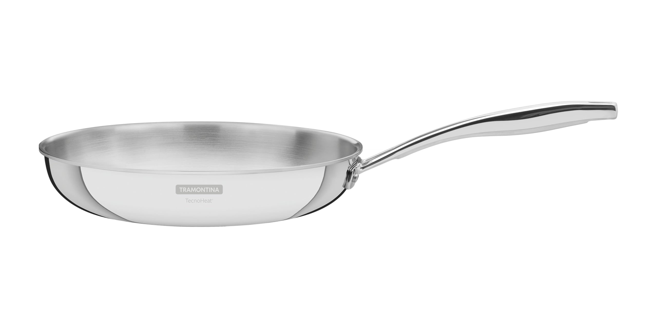 Tramontina Grano Frying Pan Stainless Steel for Induction, Electric, Gas and Ceramic Glass Hobs, ?Cookware, Kitchen, 26 cm, 2.2 litres, 62155260