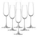 Ocean Madison Flute Champagne Glass, Set Of 6, Clear, 210 Ml, 015F07, Champagne Flutes, Champagne Glasses, Sparkling Wine Flutes, Tulips Glasses, Couple Glass