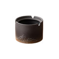 Practical ashtray Small Round Lidless Minimalist Ashtray for Home and Office Use with Pattern