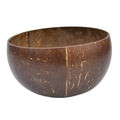 Jumbo Coconut Bowl Set - Handmade Coconut Bowl with 2 Wooden Spoons I Natural Coconut Smoothie Bowl & Acai Bowl I Ideal Vegan Gifts for Breakfast, Soup, Pasta, Salad and Deserts