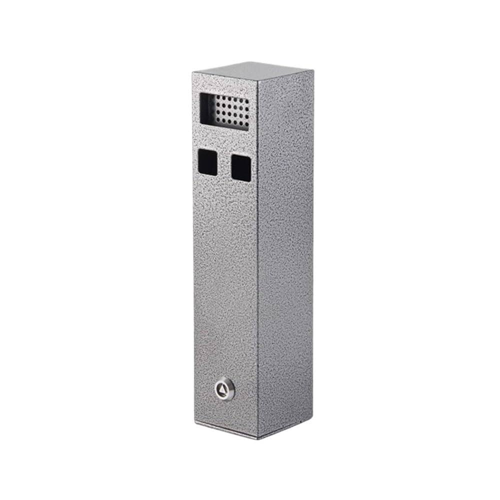 Standing Ashtray Wall-mounted Ashtray, Iron Baked Ename Ash Column for Outdoor Street Square Patio