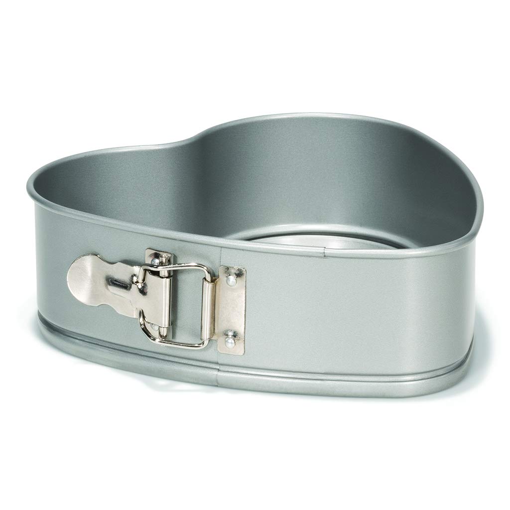 Patisse Heart springform pan, Silver Gray, 7-7/8"