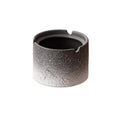 Practical ashtray Small Black and White Gradient Round Lidless Ashtray Minimalist Design Suitable for Home and Office Use