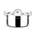 Bergner Tripro 24cm (3.1L) Tri-Ply Stainless Steel Casserole, Cook & Serve Biryani Pot/Handi with Lid, Even Heat Distribution, Energy Saving, Healthy Cooking, Induction & Gas Stove Compatible