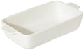 Verona C5213137 C1 Eared Baker, White, H 11.5 X W 23.1 D 5.2 Cm, Rectangular