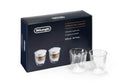 De'Longhi Double Wall Cappuccino Cups Set of 6 – 91oz Hand-Made Thermal Glasses, Dishwasher Safe,DLSC301