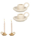 Ceramic Candle Holders, Decorative Candle Holders, Candlelight Dinner Decor, Candle Stability Bases, Handle Candle Holders, Candle Display Pieces, Housewarming Gifts, for Diwali, Ramadan, Wedding