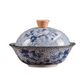 Practical ashtray Round Ashtray with Lid Made of Ceramic for Living Room Office Desktop